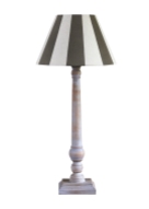 12XSLDA Pale washed wooden column lamp